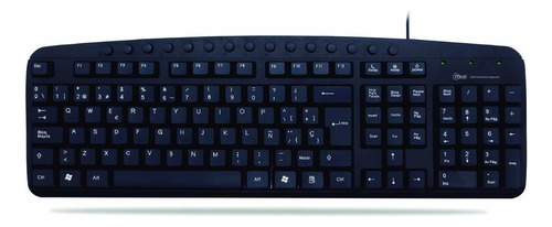 Teclado Multimedia Usb Kb-200 Mlab Color del teclado Negro