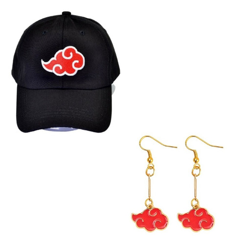 Aretes Y Gorra Akatsuki Nube Roja Naruto Shippuden Nagato