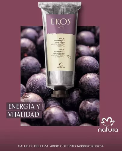 Crema De Manos Natura Ekos Pulpa Acai 75g