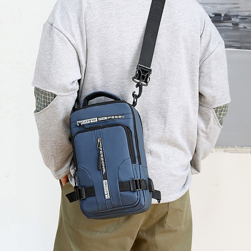Mochila De Hombro, Bolsa Pecho Mochila Cruzada Pecho Mochila