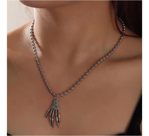 Andelaisi Gargantilla De Mano De Esqueleto Bohemio, Collar C