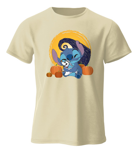 Playera Stitch Disney Lilo Y Stitch Halloween Octubre Jack