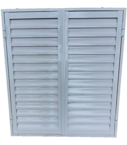 Postigon De Aluminio 150 X 150 2 Hojas Blanco