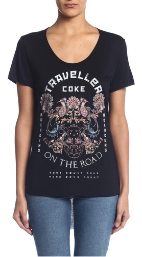 Camiseta Coca-cola Jeans Estampada Mullet 343202277