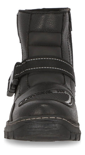 Botin Urban 10319pv Goma Letras Texto Biker Motociclista