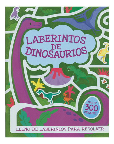 Laberintos De Dinosaurios, De Rodrigo Zubillaga. Editorial Advanced Marketing, Tapa Blanda, Edición 01 En Español, 2024