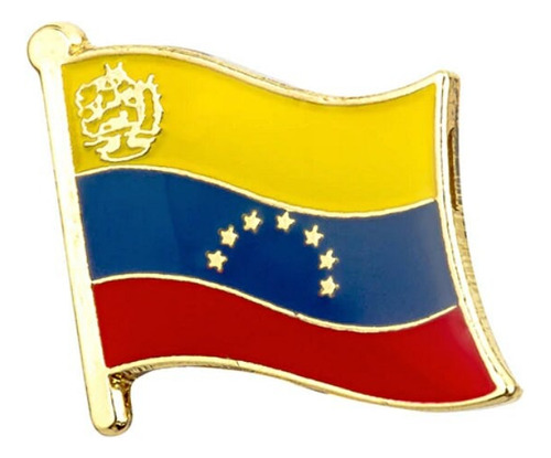 Pin Metalico Broche Bandera Venezuela Pasaporte Pais Adorno