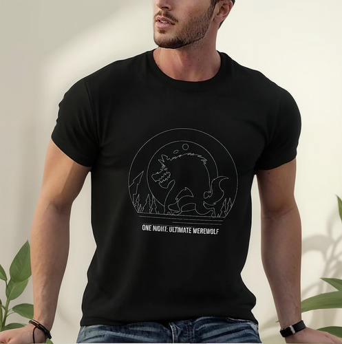 One Night Ultimate Werewolf Minimalist Line Art - Gráfico In