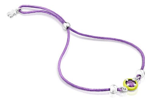 Pulsera De Cordón Morado Vibrant Colors Tous