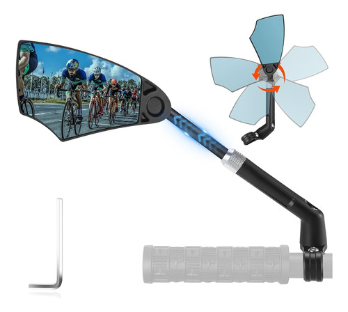 ~? West Biking Anti-glare Handlebar Bike Mirror - Espejo Ret