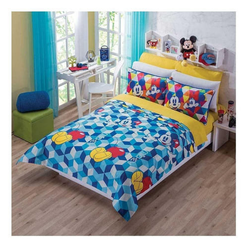 Cobija Colchas Concord Cobertor ultrasuave con diseño mickey fun de 2.2m x 1.8m