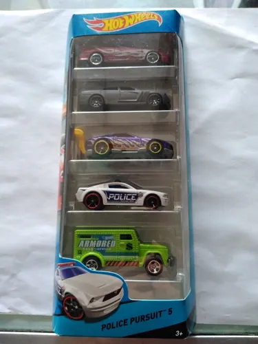 Hot wheels police pursuit 5 pack sale