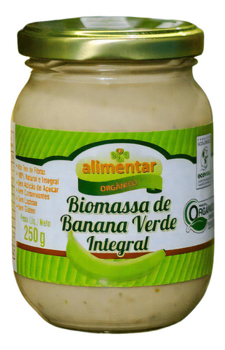 Biomassa De Banana Verde Integral Orgânica Sem Conservantes