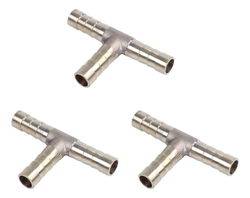 Conector, 3 Piezas, 8 Mm, En Forma De T, Para Aire, Gas, Com