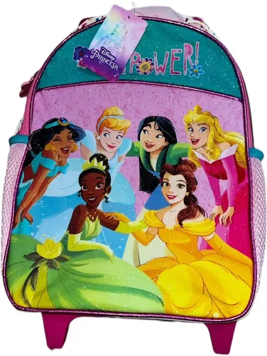 Mochila Princesas Disney Con Ruedas Original | Cuotas sin interés