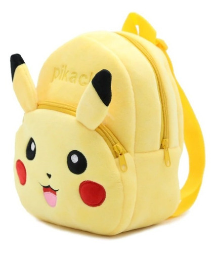 Mochila Cool Pikachu Pokemon Bolso Kawaii Felpa Bebe Nino Mercado Libre