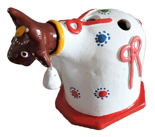 Imagem 6 de 7 de Boi Bumbá Porta Lápis - Artesanato Alto Do Moura Caruaru