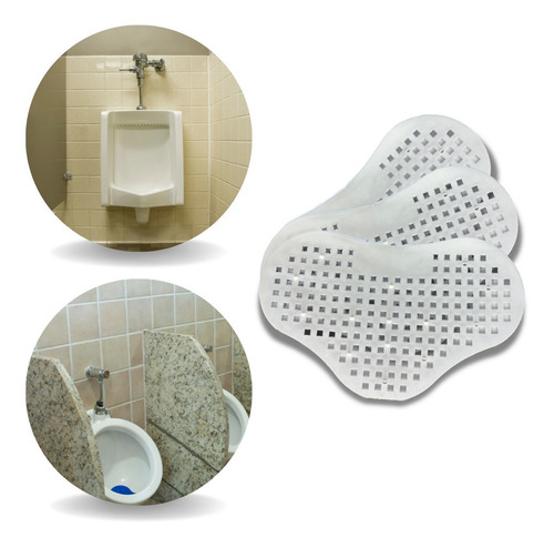 Kit Com 5 Telas Para Mictório Com Fragrância Aroma De Limão