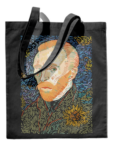 Bolso Totebag De Loneta Retrato De Van Gogh