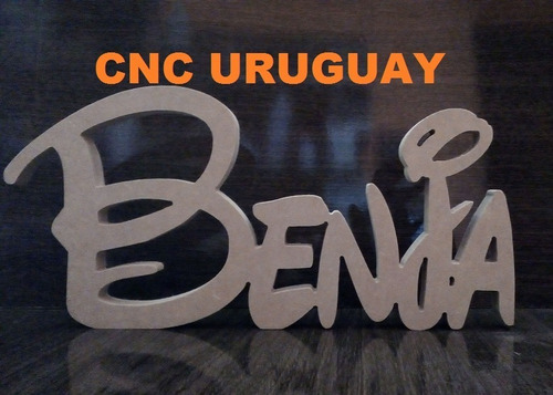 Imagen 5 de 8 de Tony - Letras En Madera Para Decoración Mesa De Torta