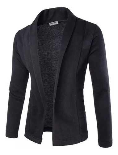 Chaqueta Blazer Masculino Manga Comprida Slim Fit Sweater W