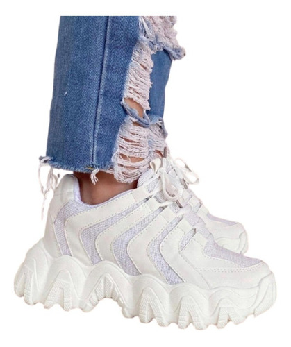 Zapatos Tenis Zapatillas Plataforma Deportivos Dama Mujer