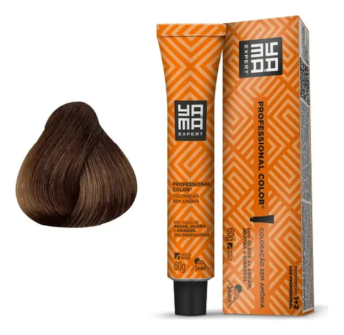ノジア ライトブラウン400g・200g Tonalizante Professional N. 6.7 Louro Escuro Chocolate Yamá