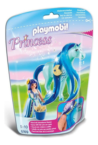 Playmobil Princesa Con Caballo - Azul