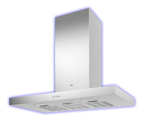 Extractor purificador de cocina TST Puelo ac. inox. de pared 600mm x 60mm x 510mm plateado 220V
