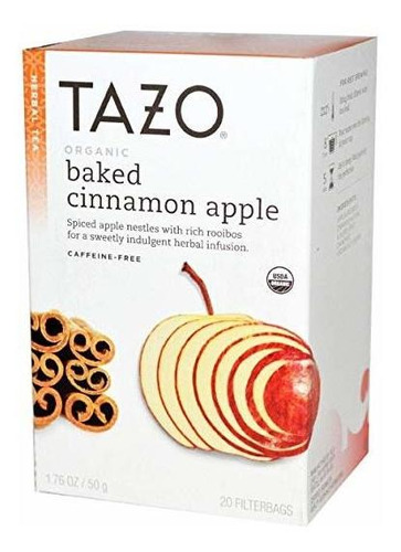 Tazo Hechos Al Horno Canela De Apple A Base De Plantas De Té