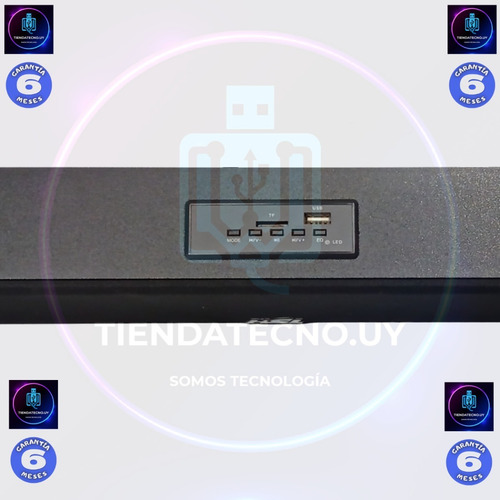 Imagen 6 de 8 de Parlante Barra Sonido Subwoofer Tv / Bluetooth / Usb / 3.5mm
