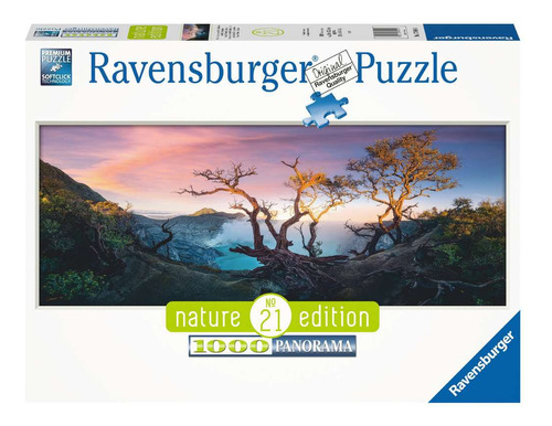 Rompecabezas Lago Monte Ijen Java 1000p Nature Ravensburger