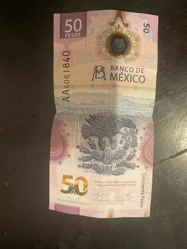 Billete De $50 Serie Aa