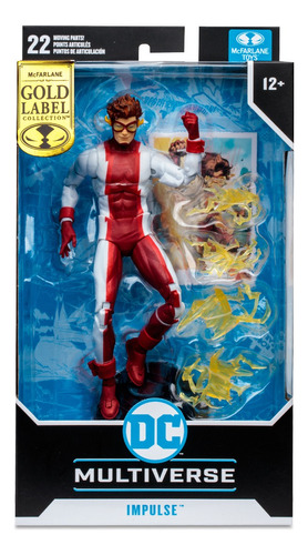 Mcfarlane Figura 7 Impulse (flash War) (gold Label)