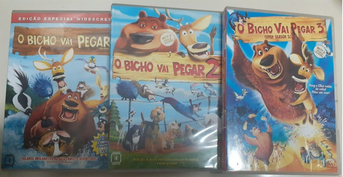 Dvd O Bicho Vai Pegar Trilogia/original/novo/dublado