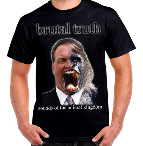 Brutal Truth Polera Sounds Of The Animal Kingdom