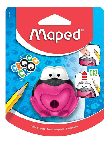Maped Croc Croc Frog One Hole Canister Pencil Sharpener (col