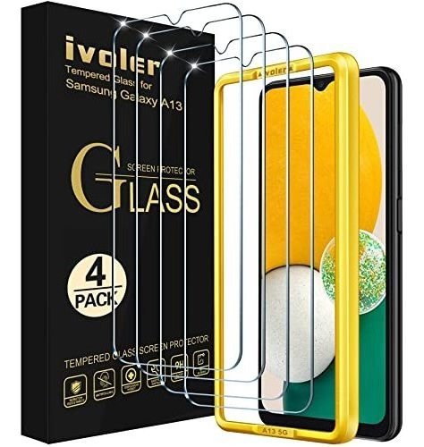 Ivoler [4 Pack] Protector De Pantalla Vidrio Templado Gf3xy