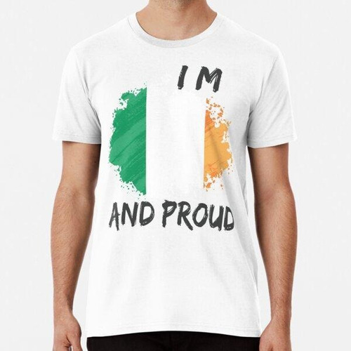 Remera Soy Una Bandera Irlandesa Y Orgullosa De La Nación Al