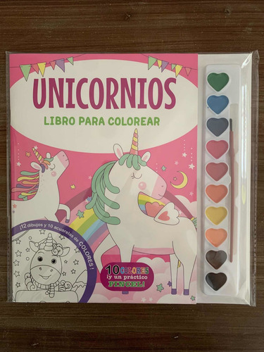 Libro Para Colorear Con Acuarelas