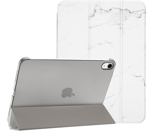 Funda Para iPad 10.9 10 Gen 2022 A2696 A2757 Blanco Marmol