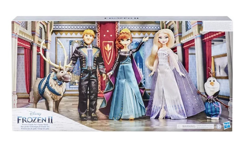 Set Figuras Escena Final Frozen Ii Con Accesorios Disney