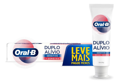 Creme Dental Duplo Alívio Sensitive 140g Oral-b