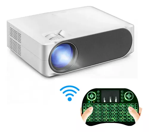 Proyector Portatil Multimedia LED 1080P Con Control Remoto y HDMI - Negro