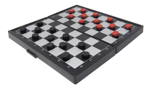 Jogo De Xadrez De Tabuleiro 32Pçs Dobravel Com Imã Chess - Show