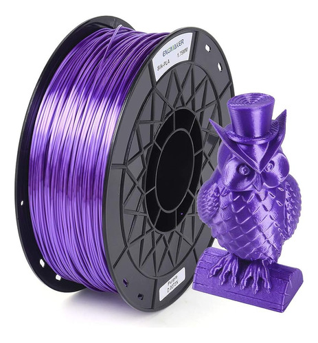 ~? Enomaker Silk Pla Púrpura Filamento De Impresora 3d 1.75m