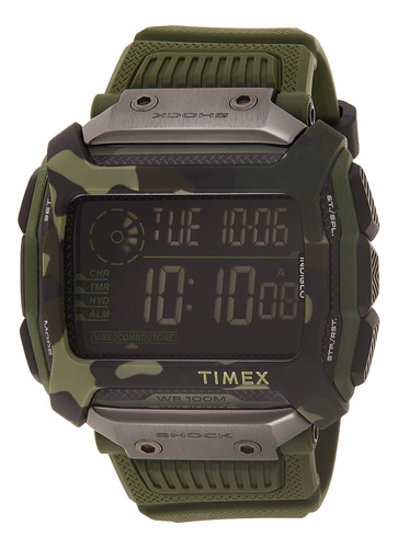 Timex Command Digital, Oliva Camuflado, Talla Única , Coma.