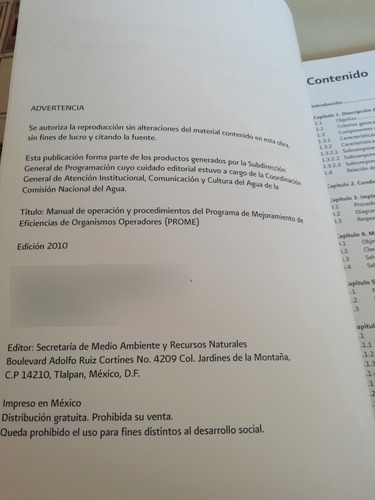 Operación Y Procedimientos Del Programa De Mejoramiento (Usado)