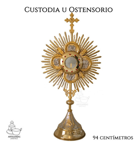 Custodia Eucaristíca Ostensorio Para Exponer Santísimo