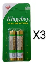 Comprar Paquete De 2 Pilas Alcalinas Aaa Kingcboy 3 Paquetes 6 Unds